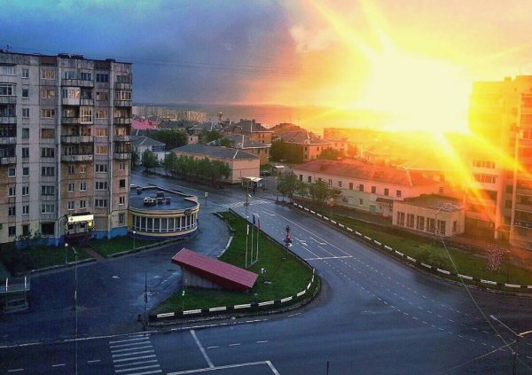 Полярный день в Мурманске