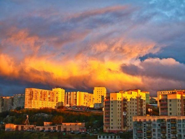 Полярный день в Мурманске