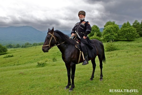 Ингуш на лошади
