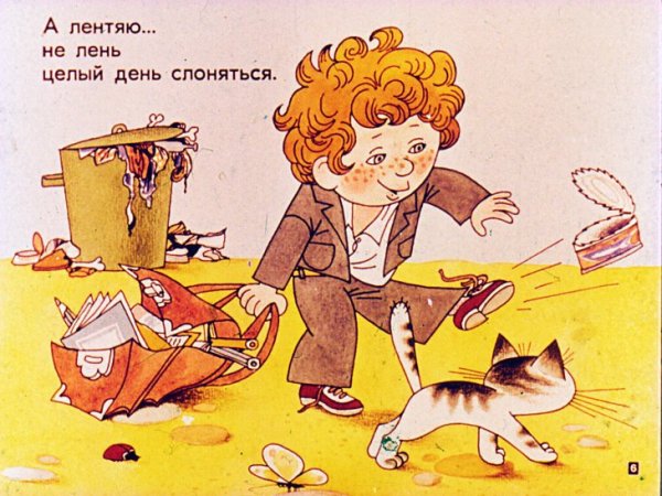 Толстый котик просыпается