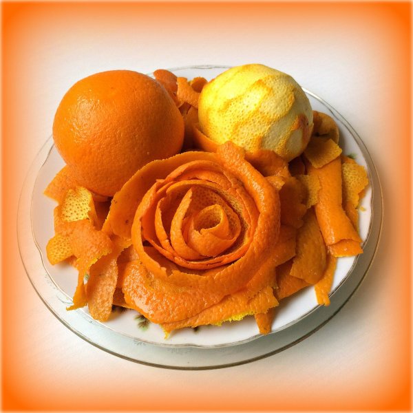 Украшения из цукатов апельсина
