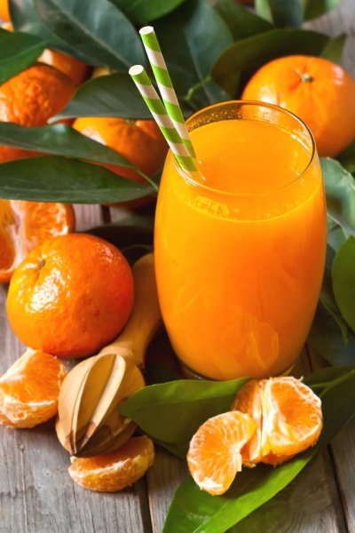 Свежевыжатый сок апельсин