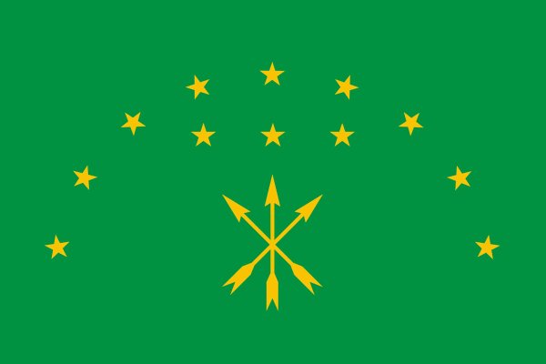 Адыгский Черкесский флаг