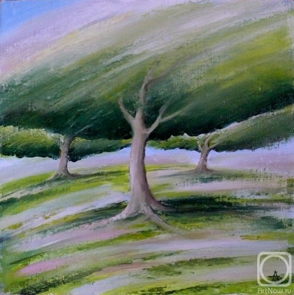 Ветреный день картина