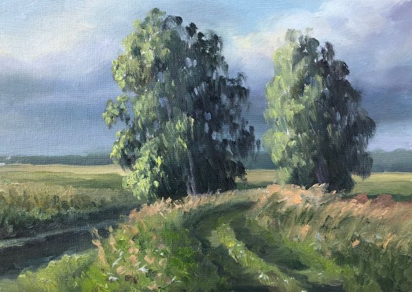 Николай Крымов художник ветренный день