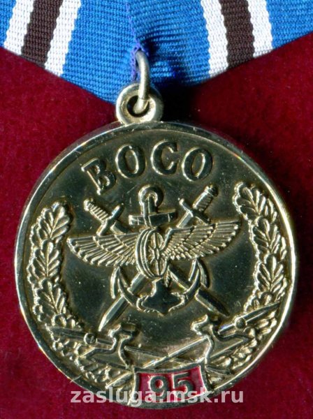 Медали 95 лет ВОСО