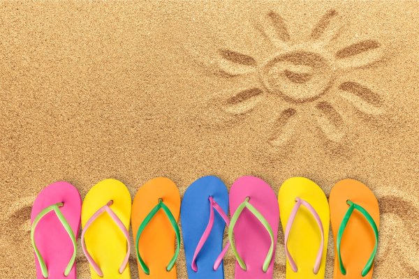 Детский праздник день шлепанцев