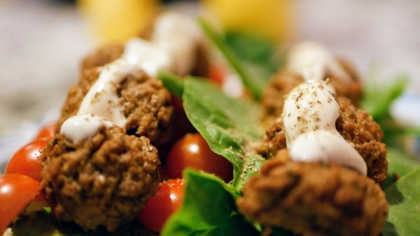 Вегетарианская пирамида фалафель