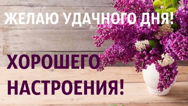 Хорошего дня и отличного настроения