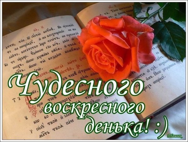 Доброго воскресного дня