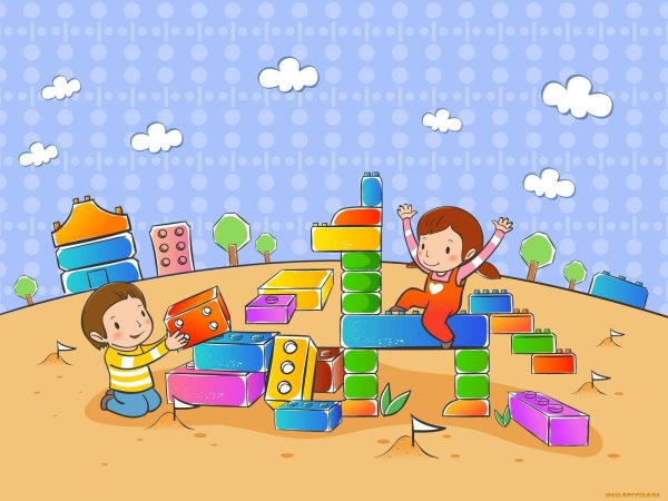 Иллюстрации играющих детей