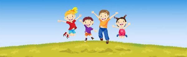 На виду у детворы речка прыгает с горы.