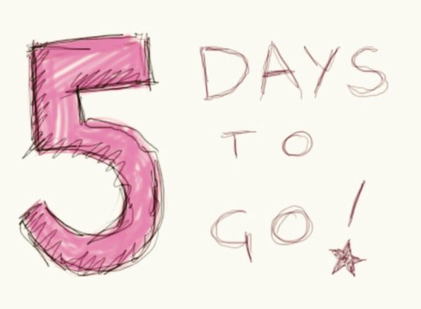 Надпись пятый день