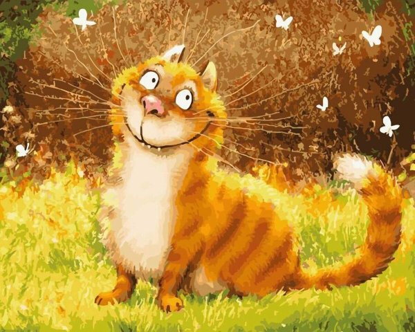 Счастливый кот