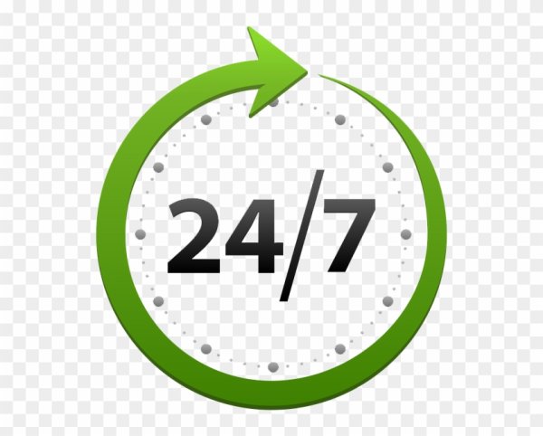 Значок 24/7