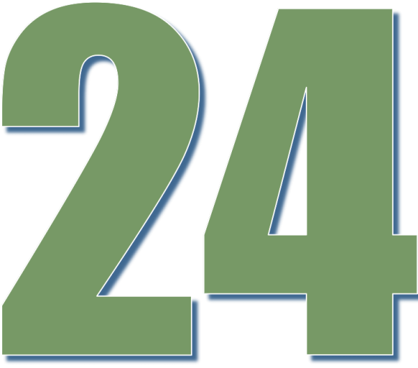 Красивая цифра 24