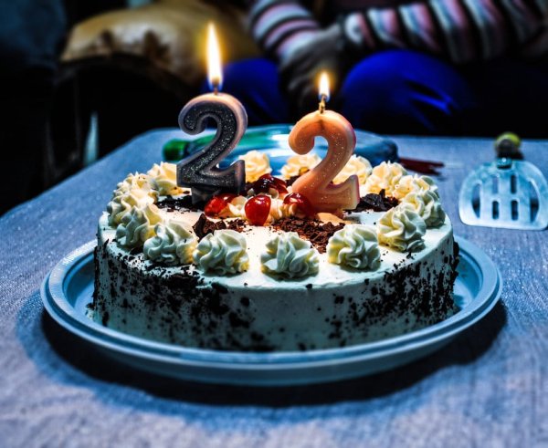 Торт на 22 года