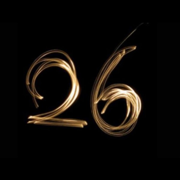 Цифра 26 красивая