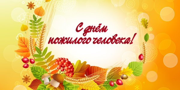 Пожилые люди с внуками