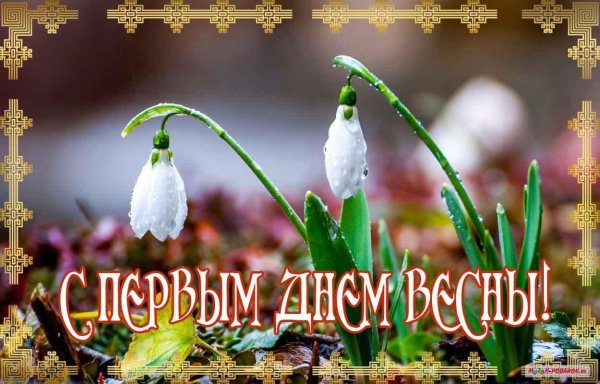 Открытка «Весна»