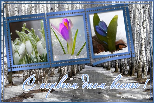 1 Марта первый день весны