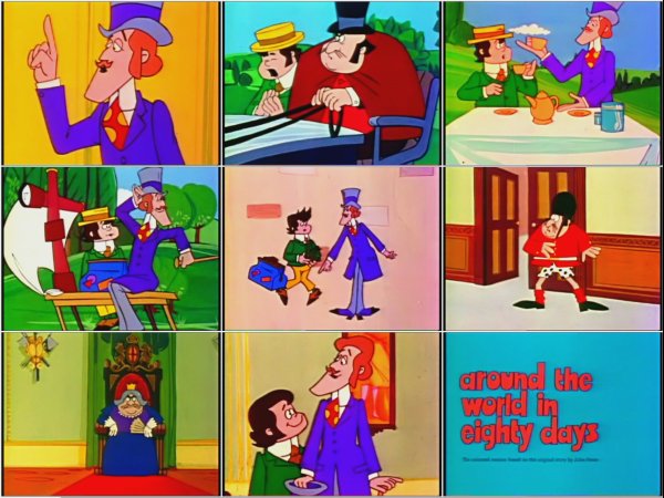 Вокруг света за 80 дней мультфильм 1988