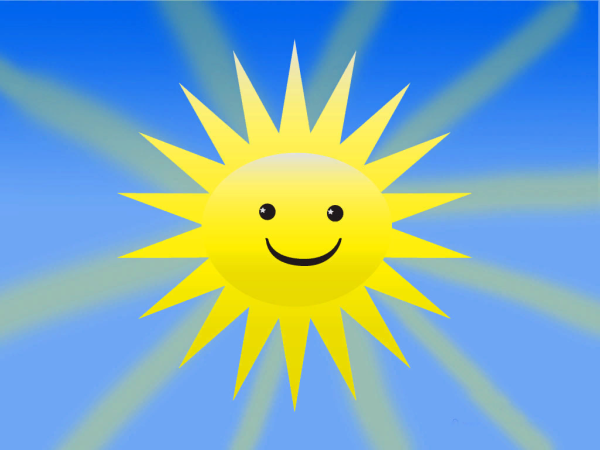 Солнце веселое