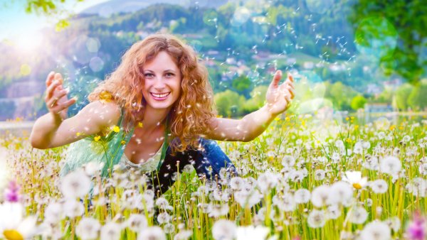 Женщина лето