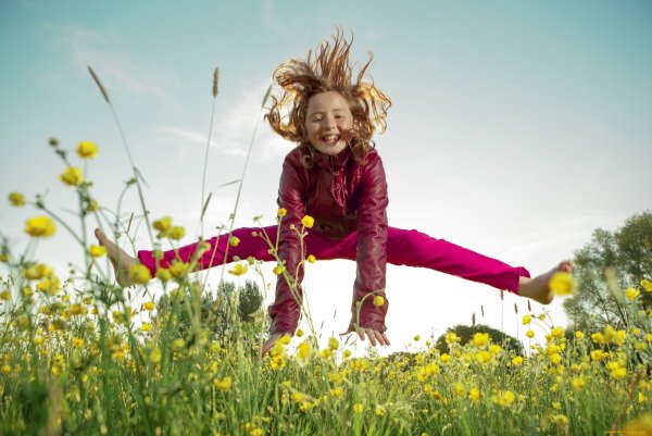 Лето дети радуются