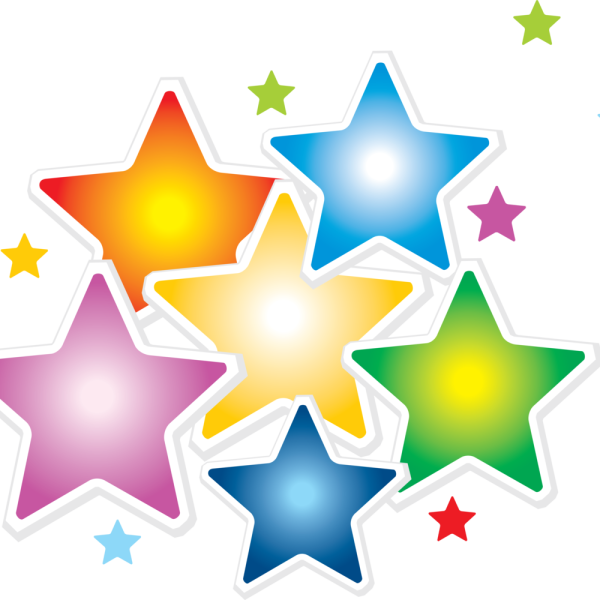 Звездочки цветные