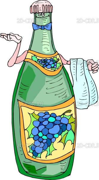 Анимированная бутылка
