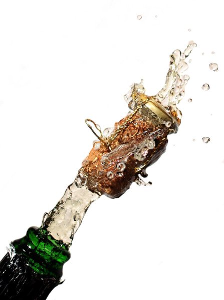 Бутылка от шампанского