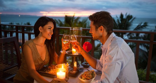 Открытки романтического вечера