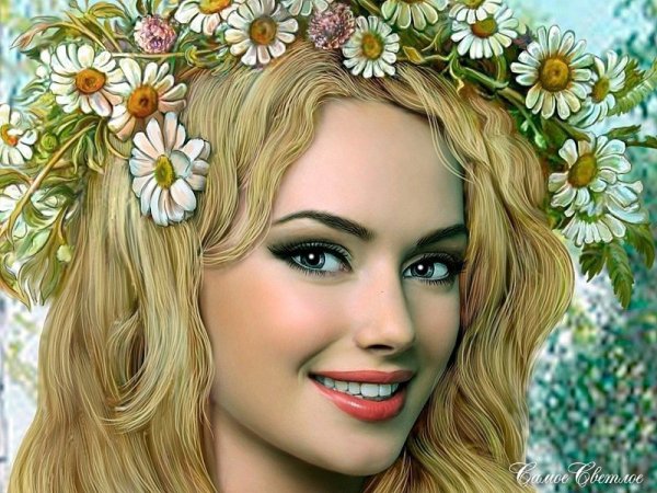 Портрет девушки весны