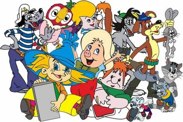 Герои советских мультфильмов