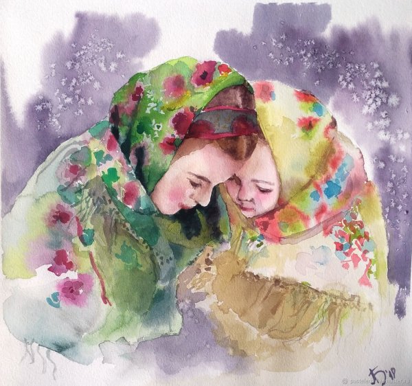 Виктория Кирдий акварель картинки