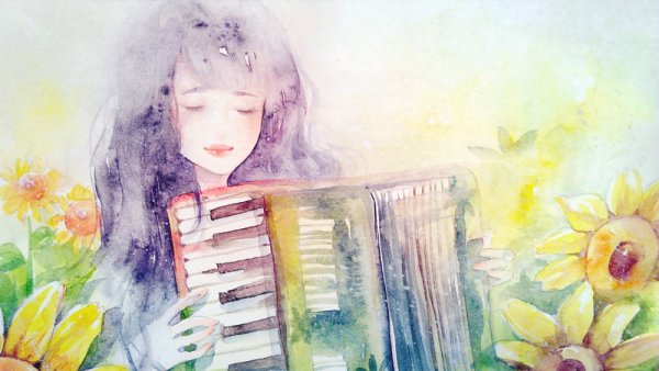 Позитивная акварель