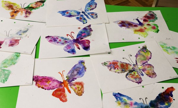 Цветочная композиция акварель