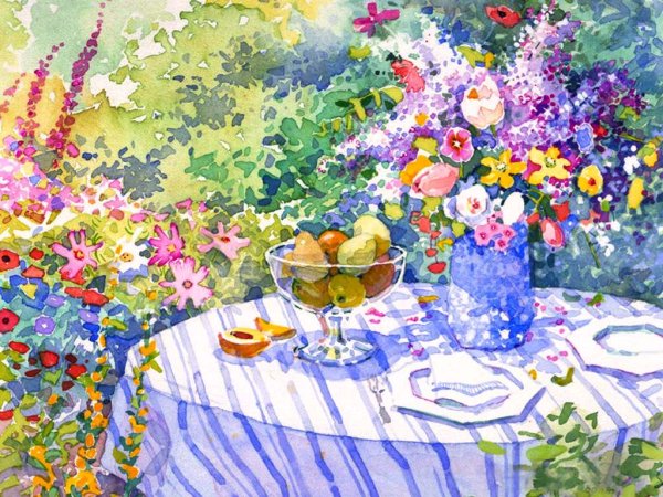 Акварель "бабочка"