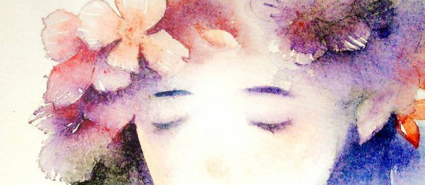 Весна акварель