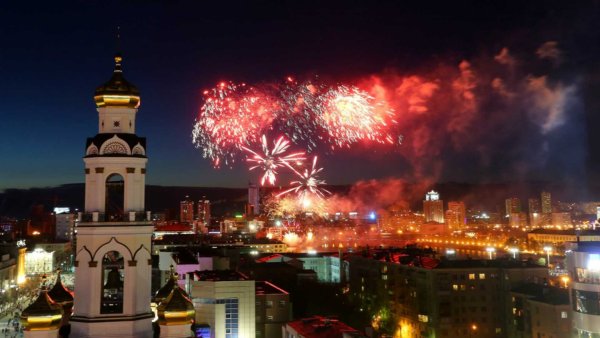 Салют в Екатеринбурге