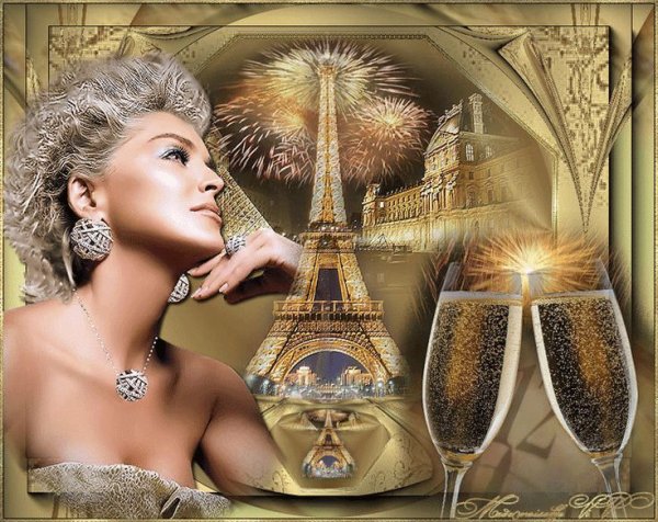 Гламурный коллаж