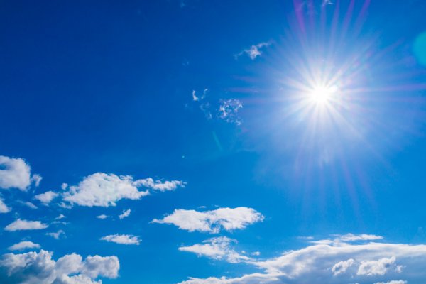 Небо солнце облака