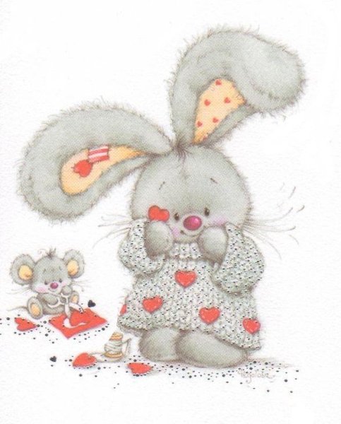 Поздравление с зайчиком