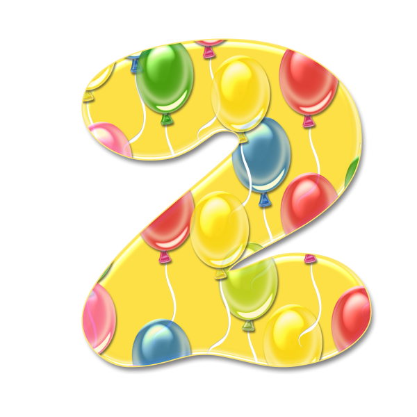 Цифры красивые детские