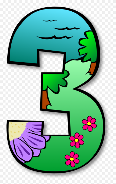 Цифра 3 для детей