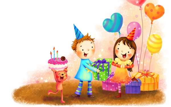 Фон с днем рождения