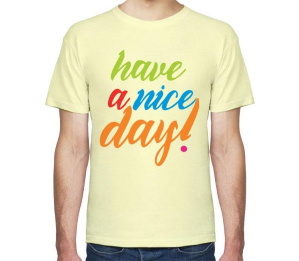 Футболка have a nice Day