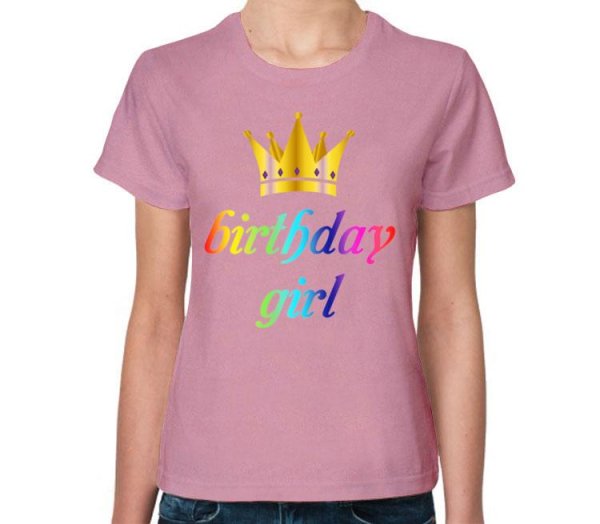 Футболка с днем рождения
