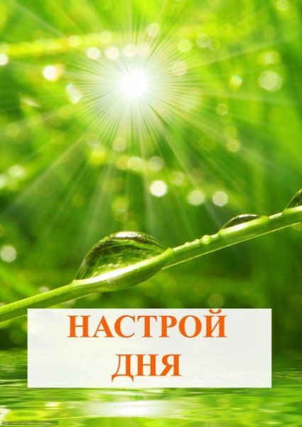 Настрой на день